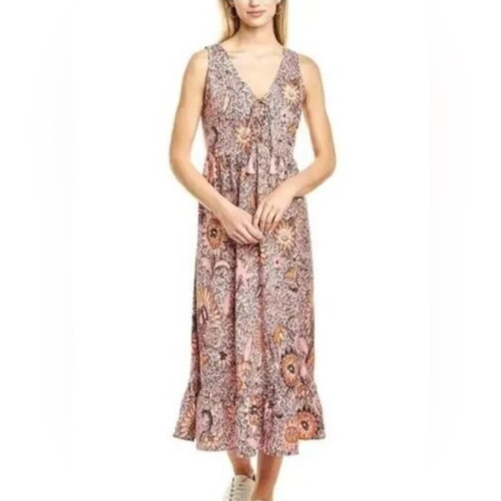 Madewell Floral Midi Dress Bali Blooms